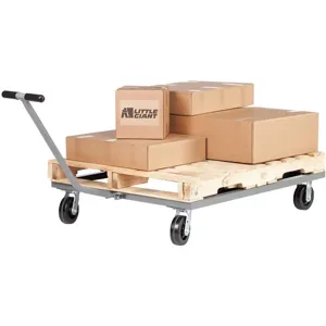 LITTLE GIANT PDT-4848-6PH Pallet Dolly, 3600 Lb Capacity, Phenolic Wheels | AG7BEY 49Y646