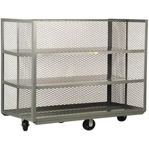 LITTLE GIANT PPT-2860-6M Bulk Storage Cart 60 x 28 3 Shelves | AA8PGQ 19G883