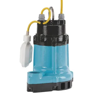 LITTLE GIANT PUMPS 511710 Sum Pump Polypropylene 1/2 Hp 115v 8a | AG6DBH 35LV01 / HT-10EN-CIA-FS