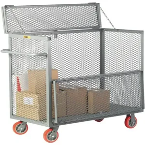 LITTLE GIANT SB-3060-6PY Security Box Cart 3600 Lb. 60 Inch Length | AB3JKZ 1TTZ6