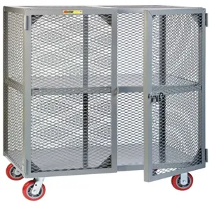 LITTLE GIANT SC-3672-6PPY Visible Contents Mobile Storage Locker | AF4CWF 8RH84