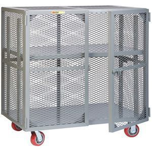 LITTLE GIANT SC-A-3060-6PPY Visible Contents Mobile Storage Locker | AF3XQD 8EHF0