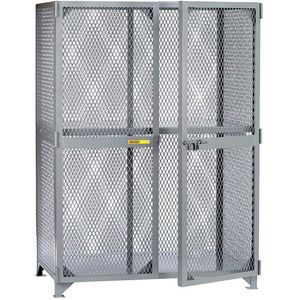 LITTLE GIANT SL1-2460 Storage Locker 1 Center Shelf 1 Tier Gray | AF7DLF 20WT95