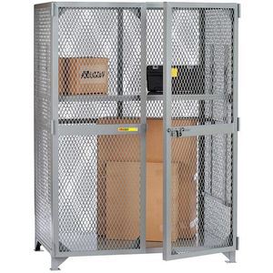 LITTLE GIANT SL1-A-3048 Storage Locker 1 Adjustable Shelf 1 Tier Gray | AF7DLP 20WU04