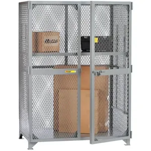 LITTLE GIANT SL1-A-3060 Storage Locker 1 Adjustable Shelf 1 Tier Gray | AF7DLQ 20WU05