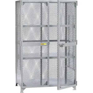 LITTLE GIANT SL2-A-3048 Storage Locker Steel Grey 78 Inch Height x 49 Inch Width x 33ind | AG4KBP 34AV16