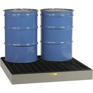 LITTLE GIANT SSB-5151 Drum Spill Containment Gray 4 Drum 66 Gallon | AD9QJL 4UDX7