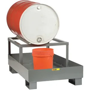 LITTLE GIANT SST-5125-1D Spill Control Platform With Drum Rack 33gal | AC6NHA 35T606