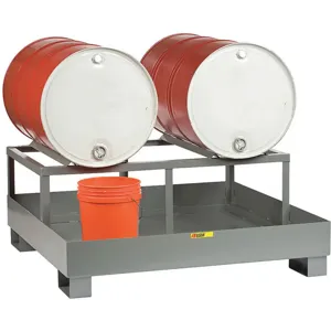 LITTLE GIANT SST-5151-2D Spill Control Platform With Drum Rack 66gal | AC6NHB 35T607