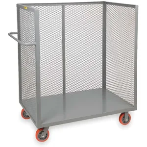 LITTLE GIANT T1-3048-6PY Stock Cart With 3-sides 3600 Lb. Metal | AB9DZN 2CFN4