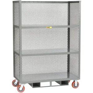 LITTLE GIANT T3-2448-6PYFP60 Bulk Storage Cart 24 x 48 Forkliftable | AC8ACH 39E657