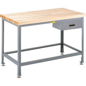LITTLE GIANT WT2424-LL-DR Workbench Maple Top With Drwr 24x24 | AF4NVG 9DV92