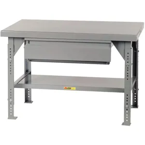 LITTLE GIANT WW4284-HD-ADJ Workbench 84 Inch Width x 42 In Depth Includes Heavy Duty Drawer | AG4KEL 34AW10