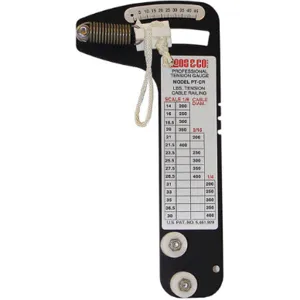 LOCOLOC PT-CR Cbl Railing Tension Gauge 200 to 400 lb. | AG9JUF 20RP62