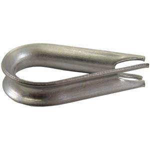 LOOS AN100-C12 Wire Rope Thimble 3/8 Inch 302/304 Stainless Steel | AA8BAE 16X773