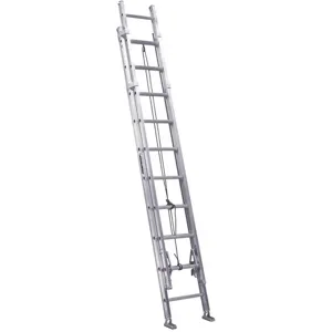 LOUISVILLE AE1220HD Extension Ladder 20 Feet 375 Lb. Aluminium | AC7AHC 36Y327