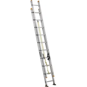 LOUISVILLE AE3220 Extension Ladder 20 Feet 250 Lb. Aluminium | AC7AHY 36Y346