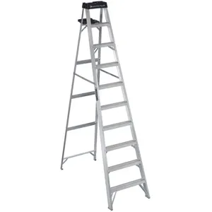 LOUISVILLE AS3010 Stepladder Aluminium 10 Feet 300 Lb. | AC7AKY 36Y393