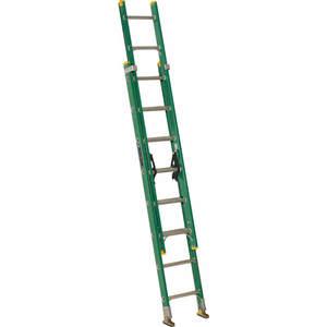 LOUISVILLE FE0616 Extension Ladder 16 Feet 225 Lb. Fiberglass | AC7ALM 36Y407