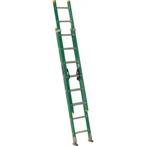 LOUISVILLE FE0616 Extension Ladder 16 Feet 225 Lb. Fiberglass | AC7ALM 36Y407