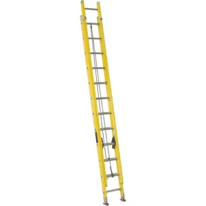 LOUISVILLE FE1724 Extension Ladder 24 Feet 250 Lb. Fiberglass | AC7ALU 36Y413