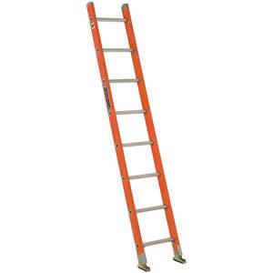 LOUISVILLE FE3108 Straight Ladder 8 Feet 300 Lb. Fiberglass | AC7ALW 36Y415