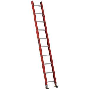 LOUISVILLE FE3110 Straight Ladder 10 Feet 300 Lb. Fiberglass | AC7ALX 36Y416