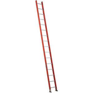 LOUISVILLE FE3116 Straight Ladder 16 Feet 300 Lb. Fiberglass | AC7AMA 36Y419