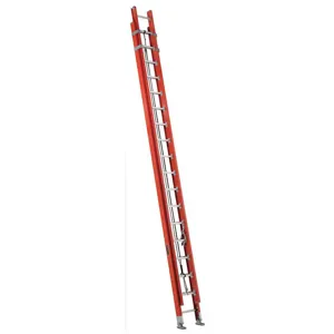 LOUISVILLE FE7236 Extension Ladder Plate Connect 36 Feet Fiberglass | AC7AMP 36Y432