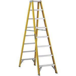 LOUISVILLE FM2008 Twin Front Ladder Fiberglass 8 Feet 250 Lb. | AC7ANG 36Y454