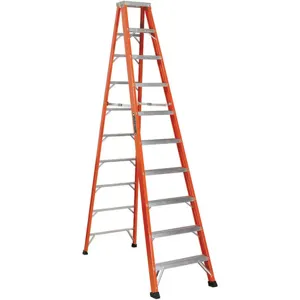 LOUISVILLE FS1310HD Stepladder Fiberglass 10 Feet 375 Lb. | AC7APF 36Y476