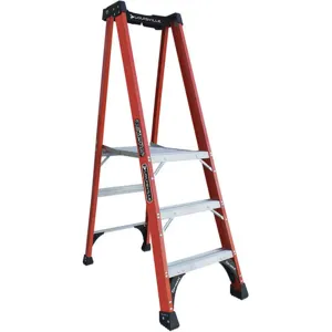 LOUISVILLE FXP1803HD Plateform Stepladder 2 Feet 10 FGL 375 lb | AH9CGY 39RL19