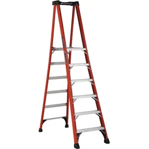 LOUISVILLE FXP1806HD Plateform Stepladder 5 Feet 8 FGL 375 lb. | AH9CGU 39RL13