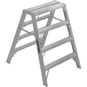 LOUISVILLE L-2032-04 Sawhorse Ladder Aluminium 36-1/4 W 49 H | AC7APW 36Y491