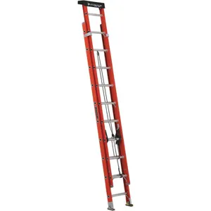 LOUISVILLE L-3022-20PT Extension Ladder Fiberglass 20 Feet Ia | AE4TTY 5MRH3