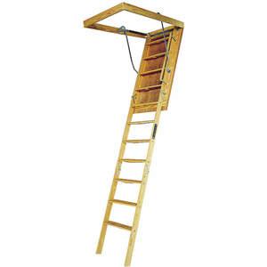 LOUISVILLE L305P Big Boy Attic Ladder 8 Feet 9 Inch To 10 Feet | AA7ZKD 16V964