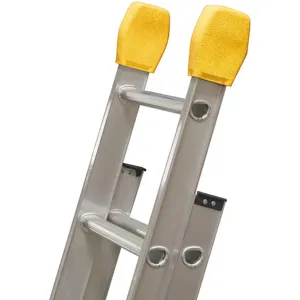 LOUISVILLE LP-5510-00 Ladder End Caps Aluminium 375 Lb. | AF8YNJ 29NH85