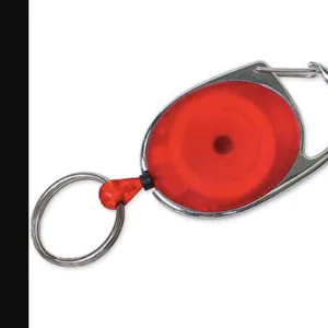 LUCKY LINE PRODUCTS 6407005 Key Retractor Reel Red Pk5 | AF6VRC 20KR28