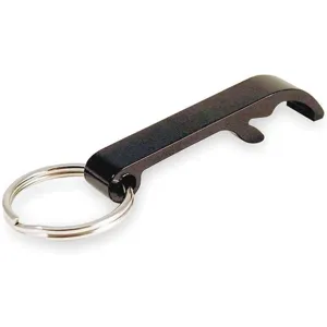 LUCKY LINE PRODUCTS 87710 Bottle Opener Split Key Ring Black - Pack Of 10 | AC8WKC 3EGN3