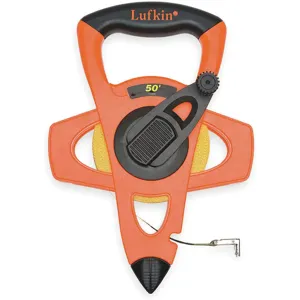 LUFKIN FE050 Tape Measure 1/2 Inch x 50 Feet Orange/black | AC2UGB 2MVT8