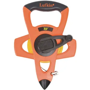 LUFKIN FE050D Tape Measure 1/2 Inch x 50 Feet Orange/black | AD2XTG 3WAT5