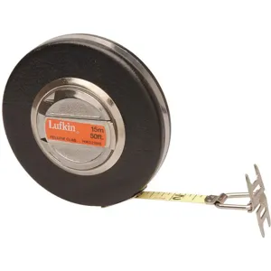 LUFKIN HW223ME Long Tape Measure 3/8 Inch x 50 Feet Brown | AD2XGR 3VYJ7