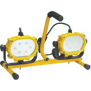 LUMAPRO 24K352 Portable Light Led Twin 32w 120v | AB7XKC