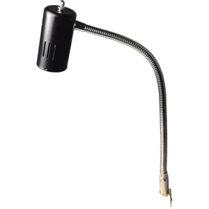 LUMAPRO 33HP79 Task Light Led 6.5w Black 18 Inch Gooseneck | AG3FEF