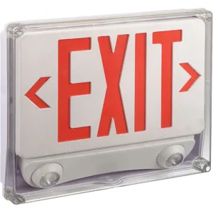 LUMAPRO 35GW99 Exit Sign/Emergency Light 120/277V Plastic | AH4PWR