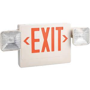 LUMAPRO 6CGL7 Exit Sign With Emergency Lights 5.4w Red | AE8BPV