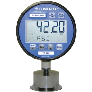 LUMENITE CONTROL TECHNOLOGY INC. LSDPG-4220-C-1-1/2-60psi Digital Gauge/transmitter 1-1/2 Inch 60 Psi | AE8NMU 6EJP2