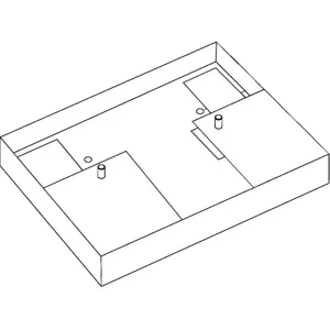 LUTRON CFL-JBA-FAB Adapter Plate For Studded Ballasts | AF8FXW 26CT23