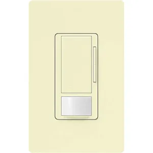 LUTRON MS-Z101-AL Occupancy / Vacancy Dimmer Sensor Wall Almond | AH7MFG 36WH09