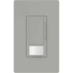 LUTRON MS-Z101-GR Occupancy / Vacancy Dimmer Sensor Wall Grey | AH7MFK 36WH12